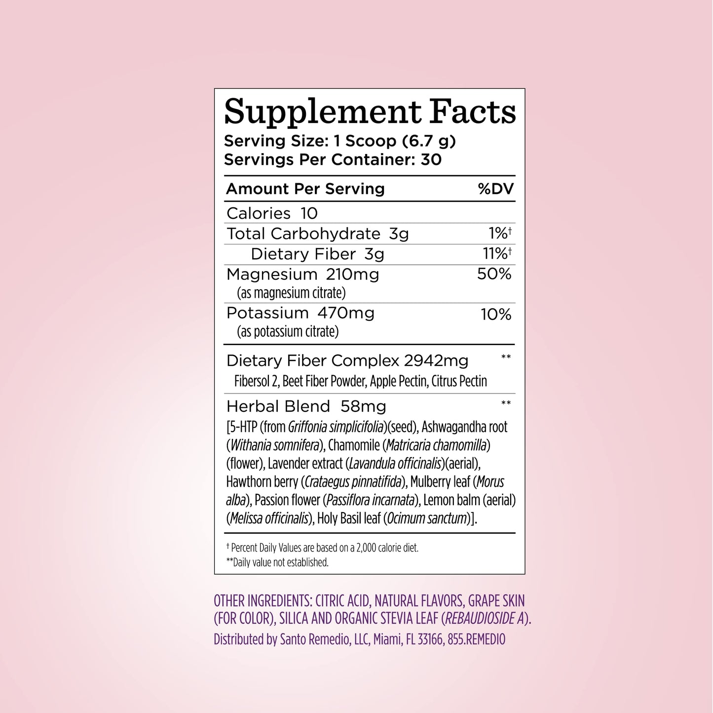Santo Remedio Entalla Will Powder – Pink Grapefruit Botanical Drink Mix for Relaxation