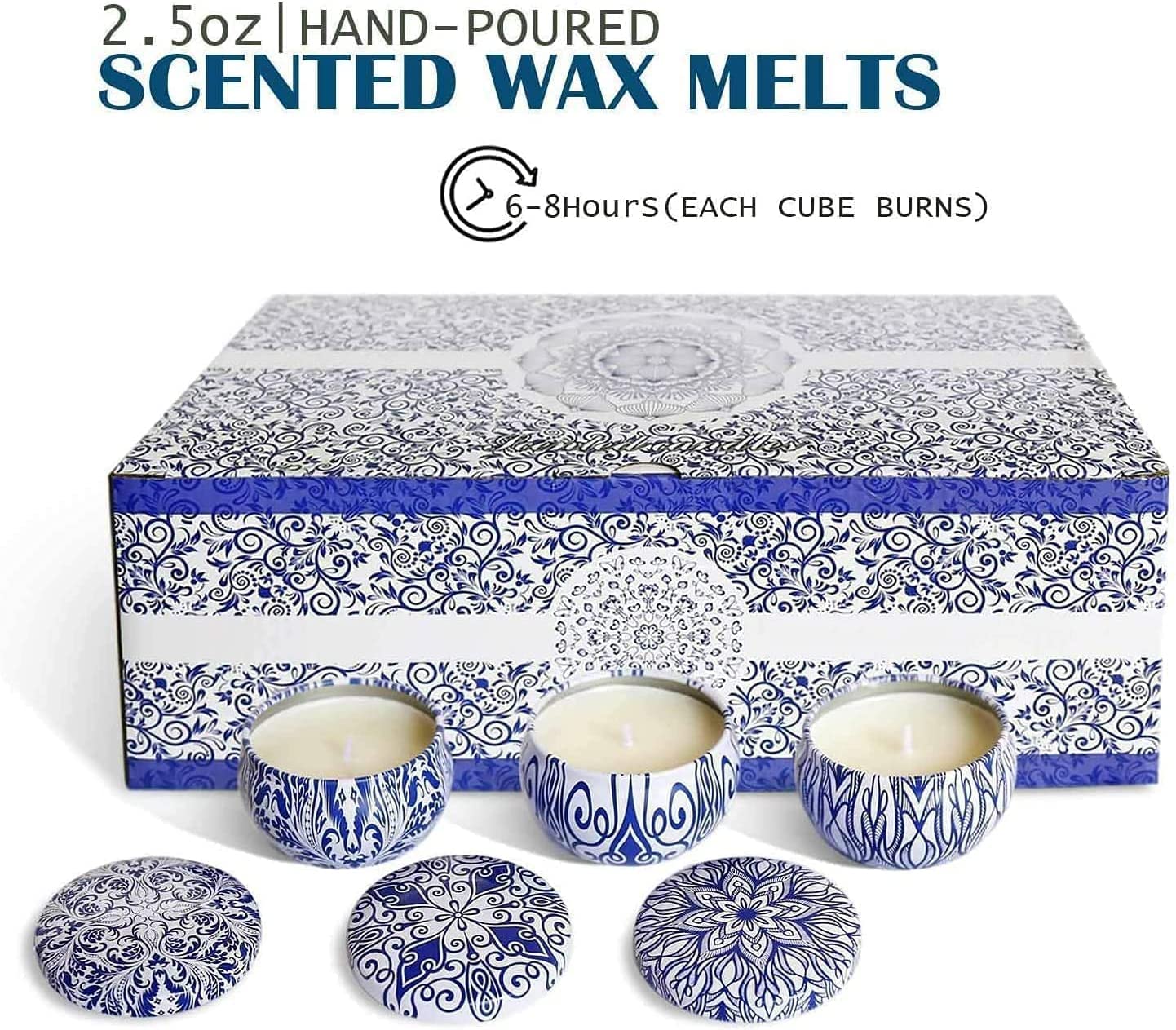Onebird 16-Scented Candle Gift Set | Pure Soy Wax Aromatherapy
