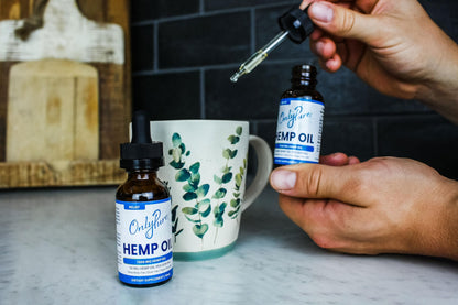 OnlyPure Relief Hemp Oil Drops – 1500 mg, 30 mL | Wellness, Sleep & Relaxation | All-Natural, MCT Oil, Non-GMO, Vegan