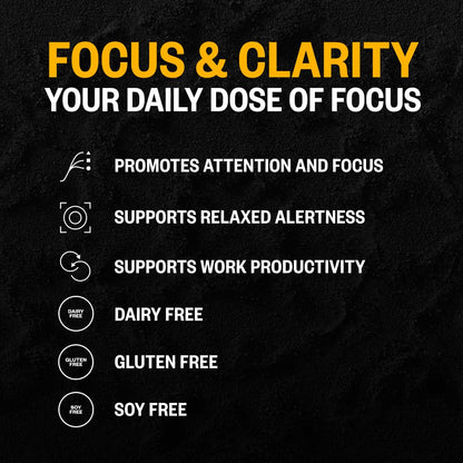 ONNIT Alpha Brain Black Label Capsules – Non-GMO Citicoline Brain Support for Focus & Clarity | 80 Count