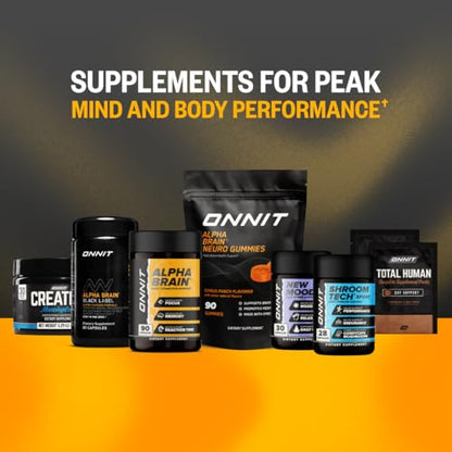 ONNIT Alpha BRAIN Nootropic – IGEN Non-GMO | Memory & Focus (90 Count)