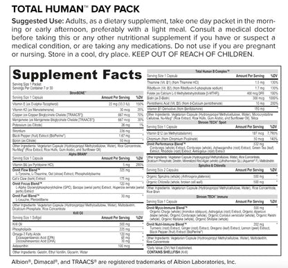 ONNIT Alpha Brain Bundle: 30-Count Nootropic + Total Human Day/Night Packs
