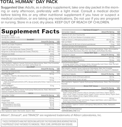 ONNIT Total Human Day & Night Multivitamin — 30-Day Pack for Men & Women