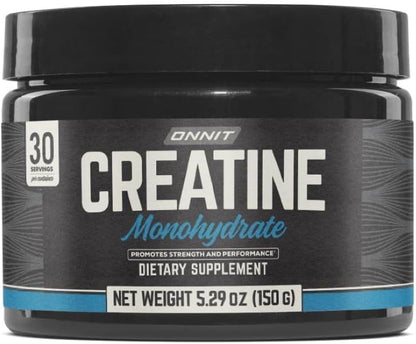 ONNIT Creatine Monohydrate Powder - 30 Servings, 5.29 oz, Non-GMO