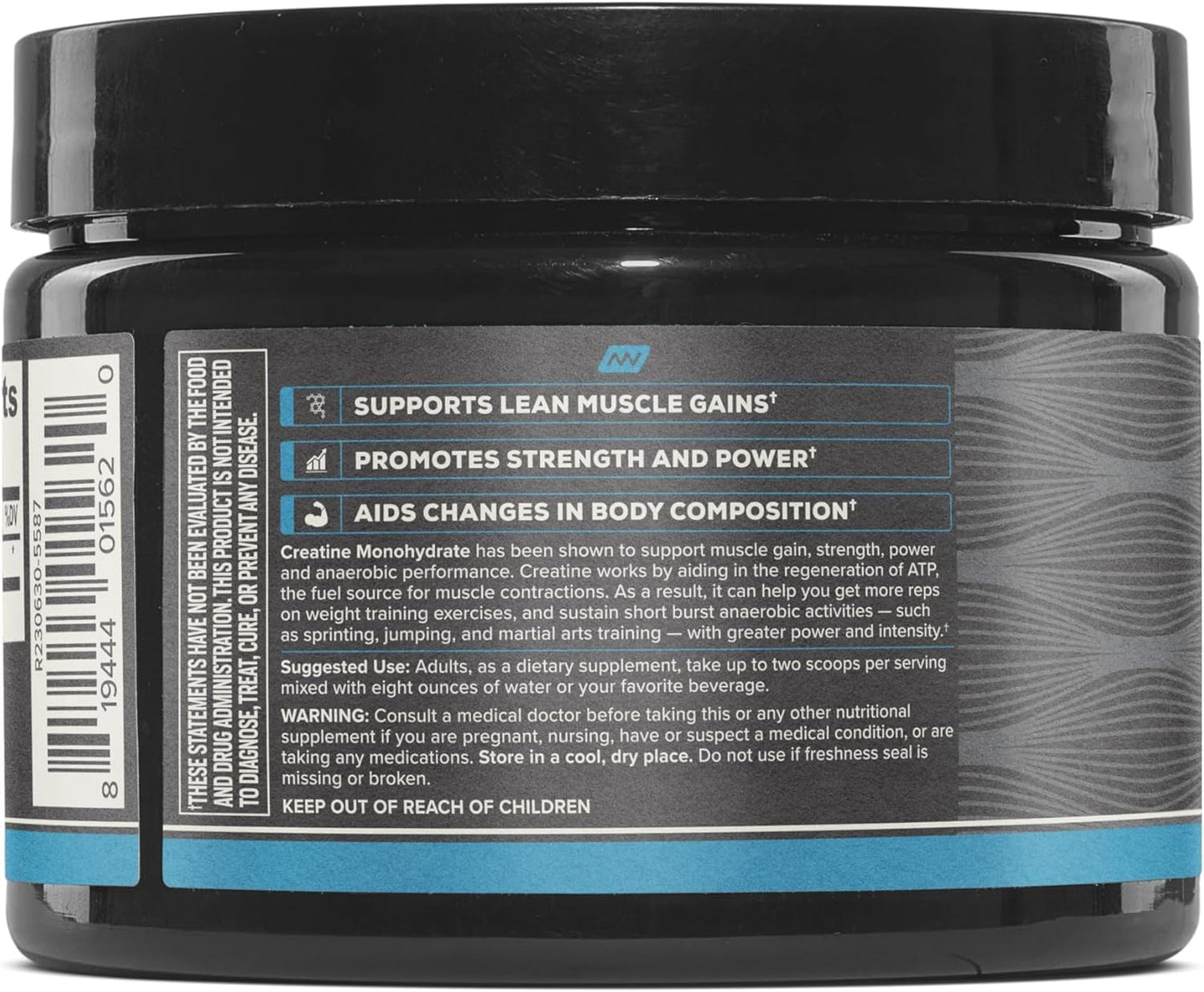 ONNIT Creatine Monohydrate Powder - 30 Servings, 5.29 oz, Non-GMO