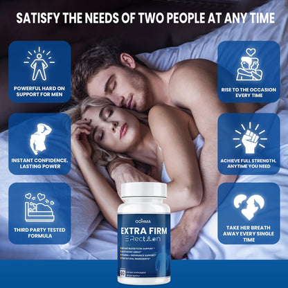 Oohma Male Enhancing Supplement – Fast-Acting Blood Flow, Length & Girth, Stamina | 3rd-Party Tested
