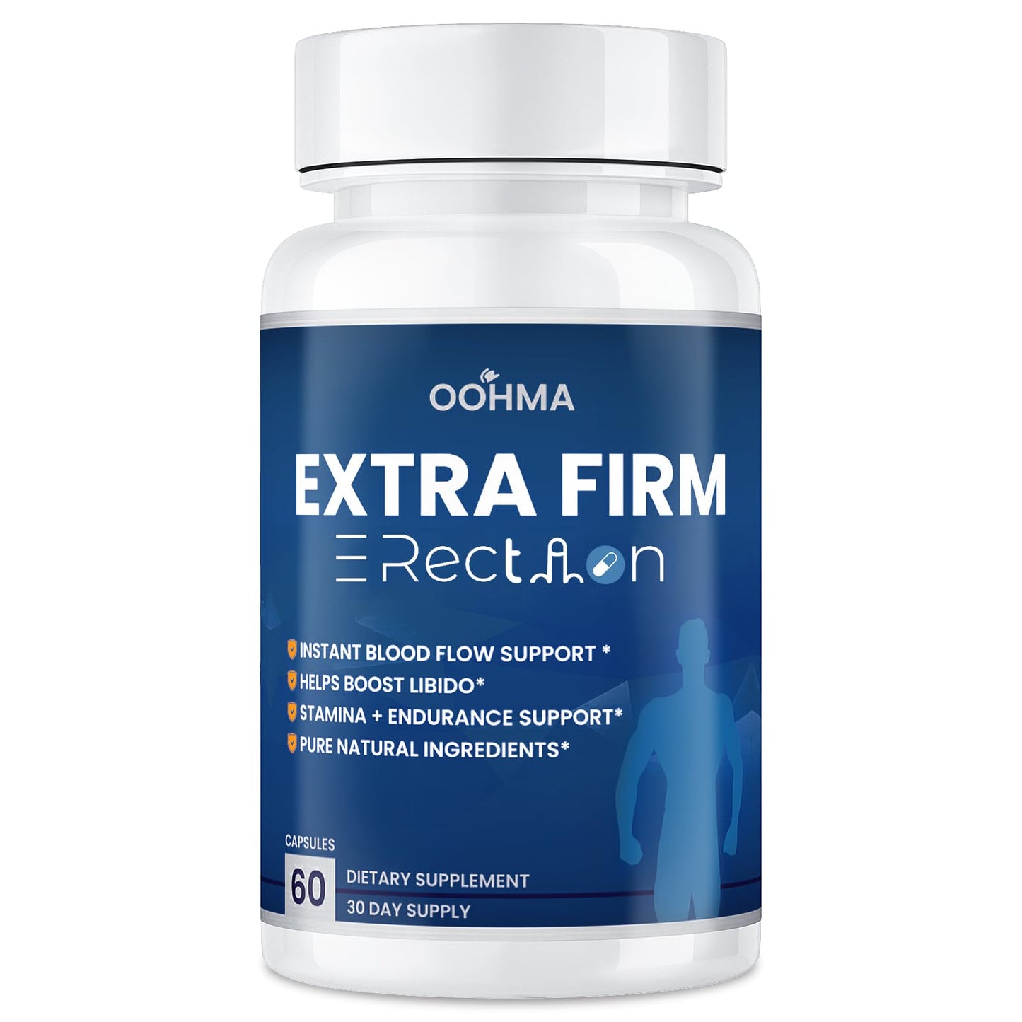 Oohma Male Enhancing Supplement – Fast-Acting Blood Flow, Length & Girth, Stamina | 3rd-Party Tested