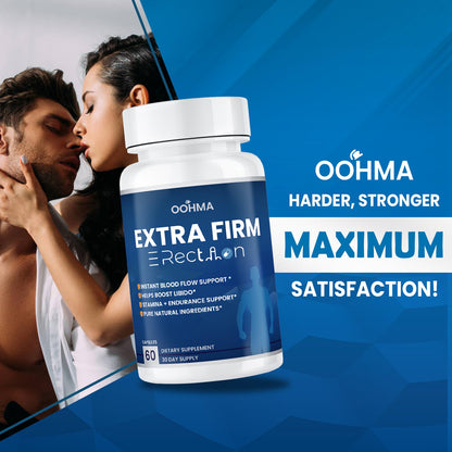 Oohma Male Enhancing Supplement – Fast-Acting Blood Flow, Length & Girth, Stamina | 3rd-Party Tested