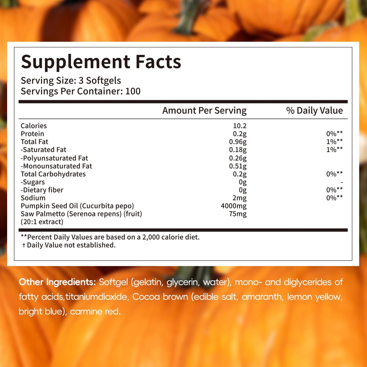 OOUUEEOO Pumpkin Seed Oil 4000mg Softgels + Saw Palmetto - 300 Softgels