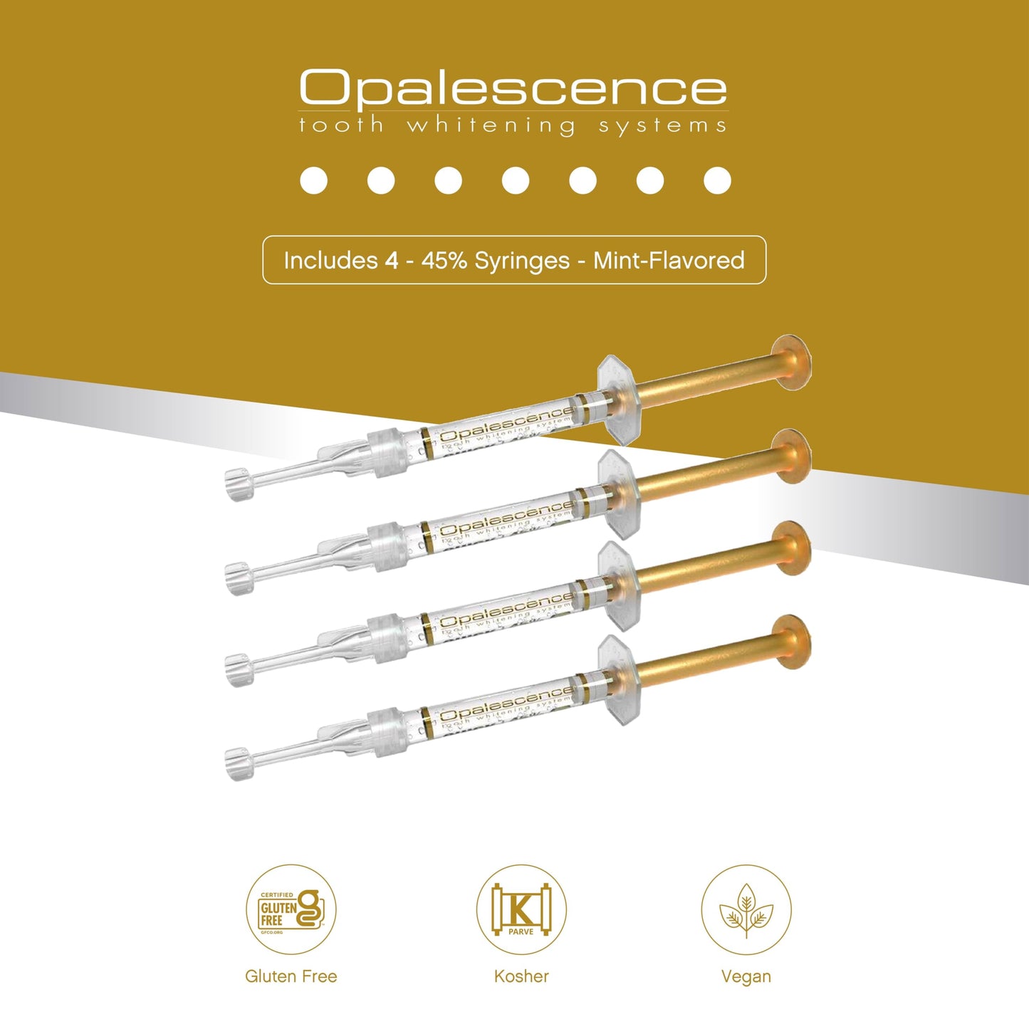 Opalescence 45% Whitening Gel – 4 Syringes Refill (Mint) | Ultradent PF