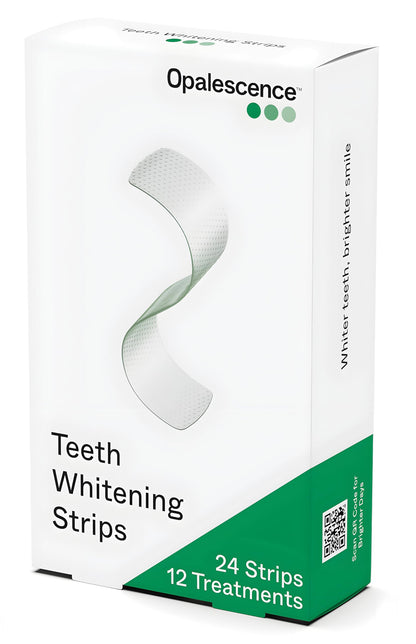 Opalescence Teeth Whitening Strips – 12 Treatments, 10% Hydrogen Peroxide, Enamel Safe