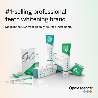 Opalescence Teeth Whitening Strips – 12 Treatments, 10% Hydrogen Peroxide, Enamel Safe