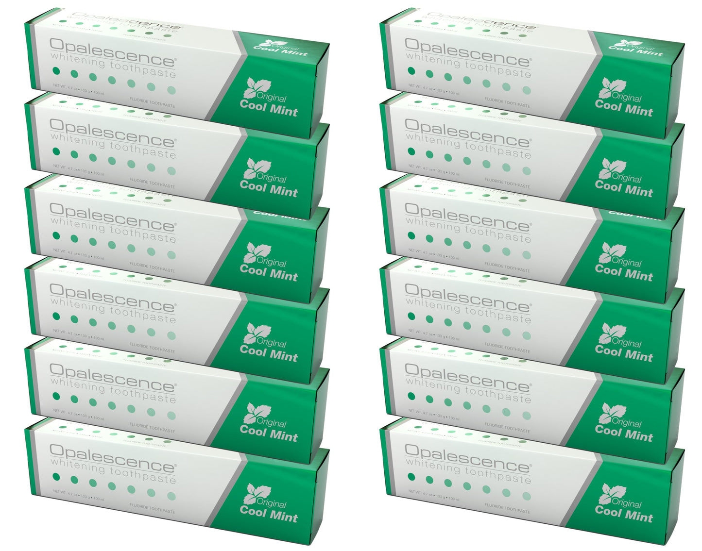 Opalescence Whitening Toothpaste - Pack of 12 (4.7 oz) Cool Mint