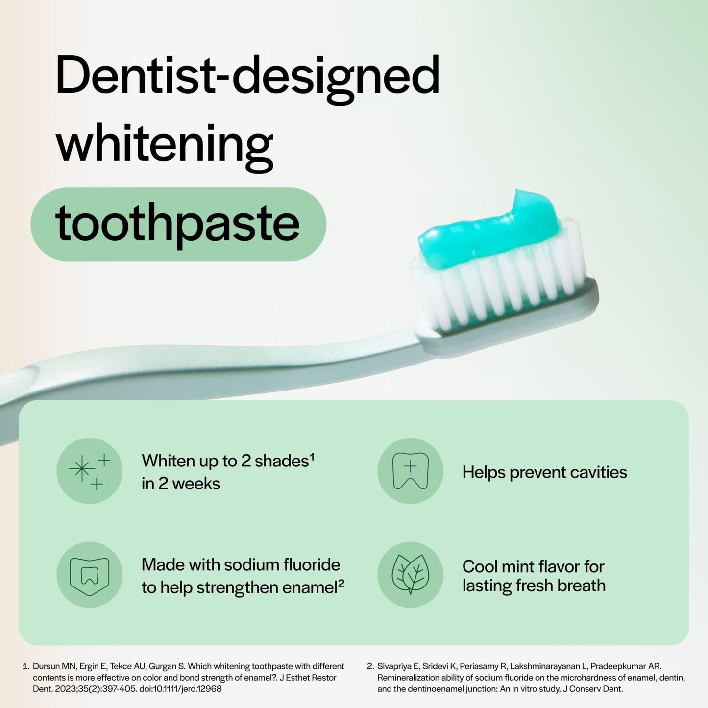 Opalescence Toothpaste Pack of 2 – Cool Mint (4.7 oz) by Ultradent | TP-5166-2