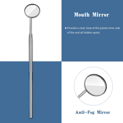 6-Piece Dental Tools Set – Stainless Steel Hygiene Kit with Case