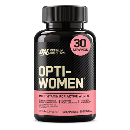 Optimum Nutrition Opti-Women Daily Multivitamin for Women | Immune Support with Iron | 60 Count (Packaging May Vary)