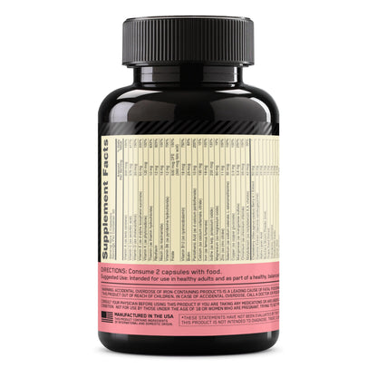 Optimum Nutrition Opti-Women Daily Multivitamin for Women | Immune Support with Iron | 60 Count (Packaging May Vary)
