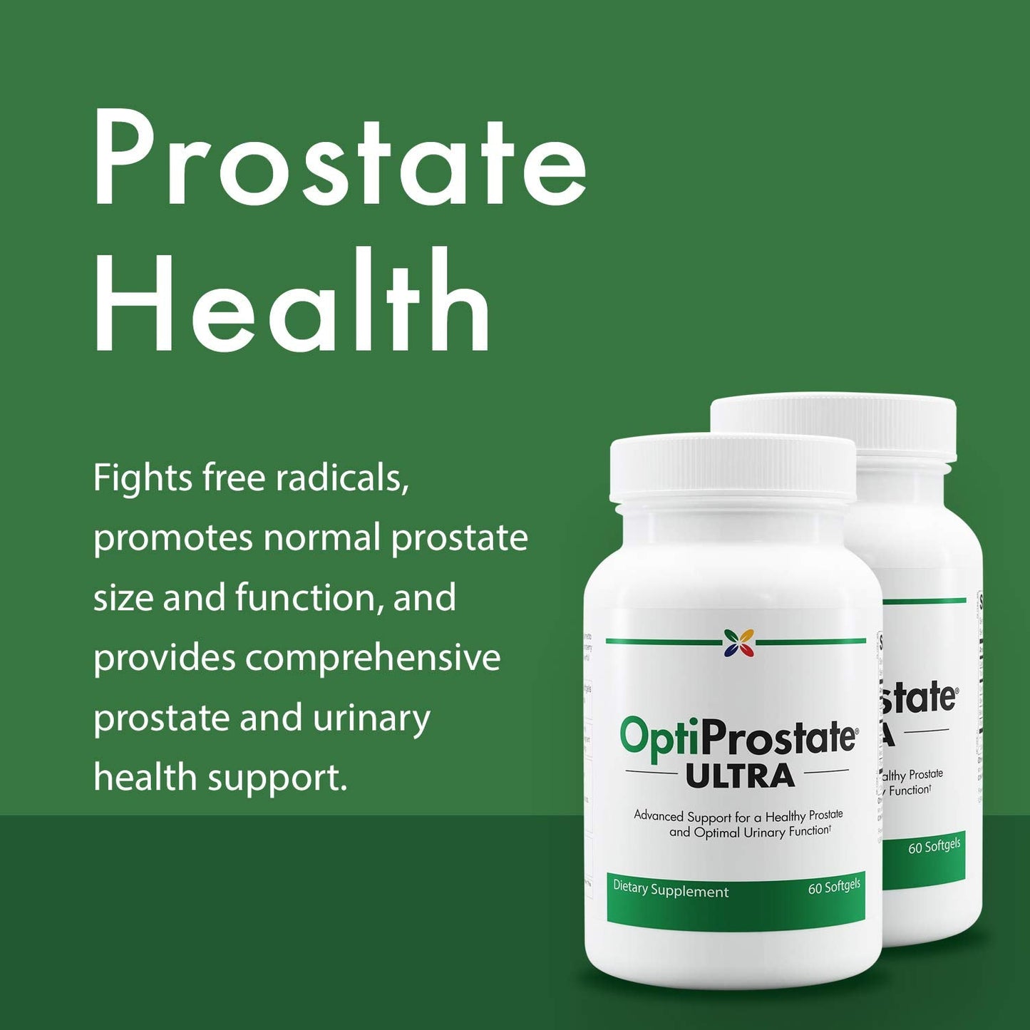 Stop Aging Now OptiProstate Ultra with Saw Palmetto & Beta Sitosterol (1-Pack)