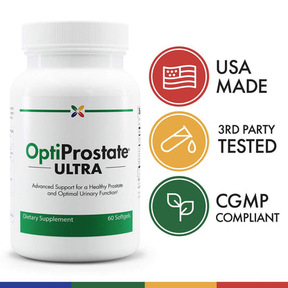 Stop Aging Now OptiProstate Ultra with Saw Palmetto & Beta Sitosterol (1-Pack)