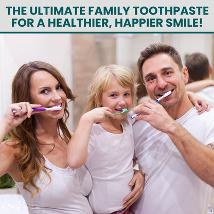 OPTIVIDA Fluoride-Free Nano Hydroxyapatite Toothpaste with Colloidal Silver & Xylitol (4oz)