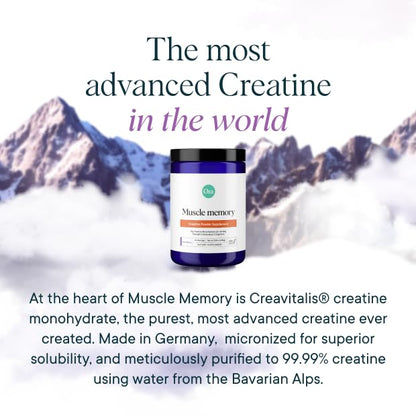 Ora Organic Creatine Monohydrate Powder – Acai Berry, 30 Servings | German-Sourced Creavitalis, elevATP, D-Ribose & Taurine