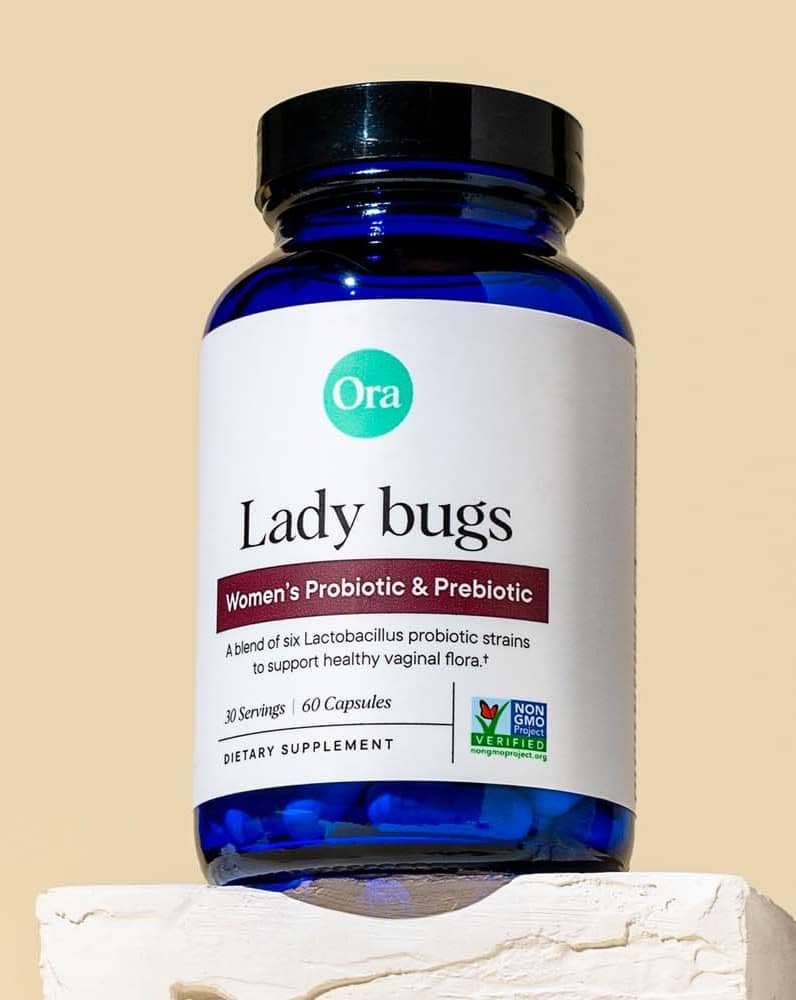 Ora Organic Prebiotics & Probiotics for Women — 16B CFU, 6 Strains, 60 Vegan Capsules