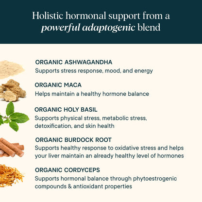 Ora Organic Hormone Balance for Women | Hormonal Acne & PMS Support | 90 Capsules