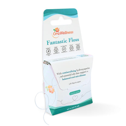 OraWellness Fantastic Floss – Hydroxyapatite Waxed Floss for Tooth & Gum Repair | Pack of 1
