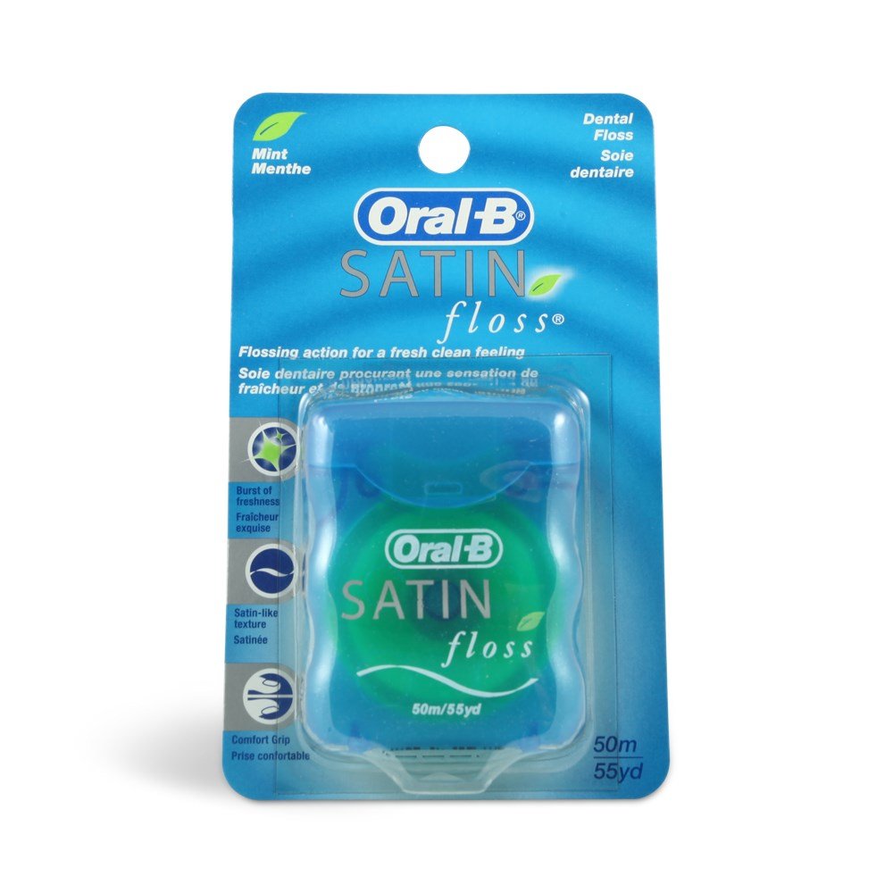 Oral-B 54 Yards Floss Satin Mint – 6 Pieces