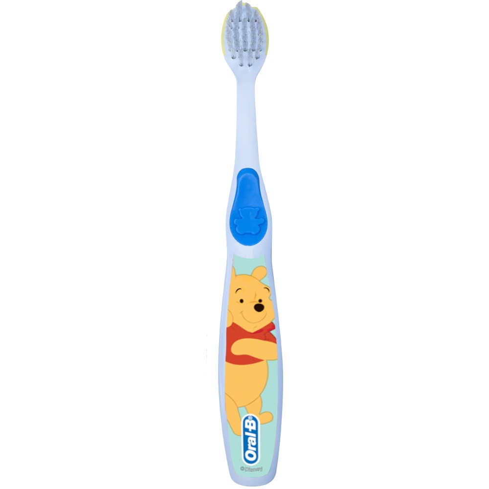 Oral-B Baby Manual Toothbrush 0-3 Years | Extra Soft Bristles | Pooh Characters (Pack of 2)