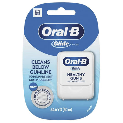 Oral-B Glide Pro-Health Floss – Healthy Gums, 54.7 yd (Pack of 2)