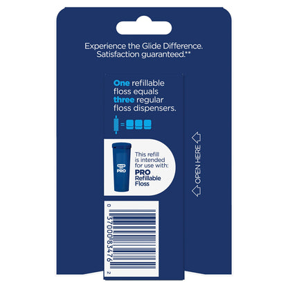 Oral-B Glide PRO Floss Refill 120m – Dentist-Recommended, Refillable
