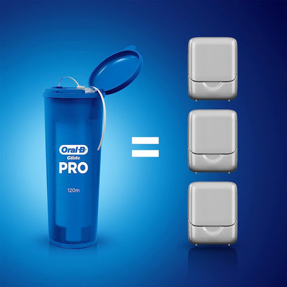 Oral-B Glide PRO Refillable Floss Starter Kit + Refill, 240m