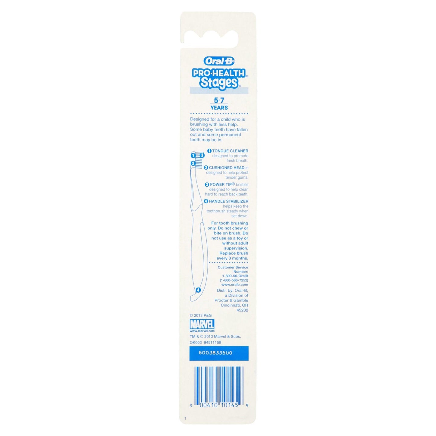Oral-B Kids Spider-Man Toothbrush – Extra Soft for Ages 3+ (Pack of 6)