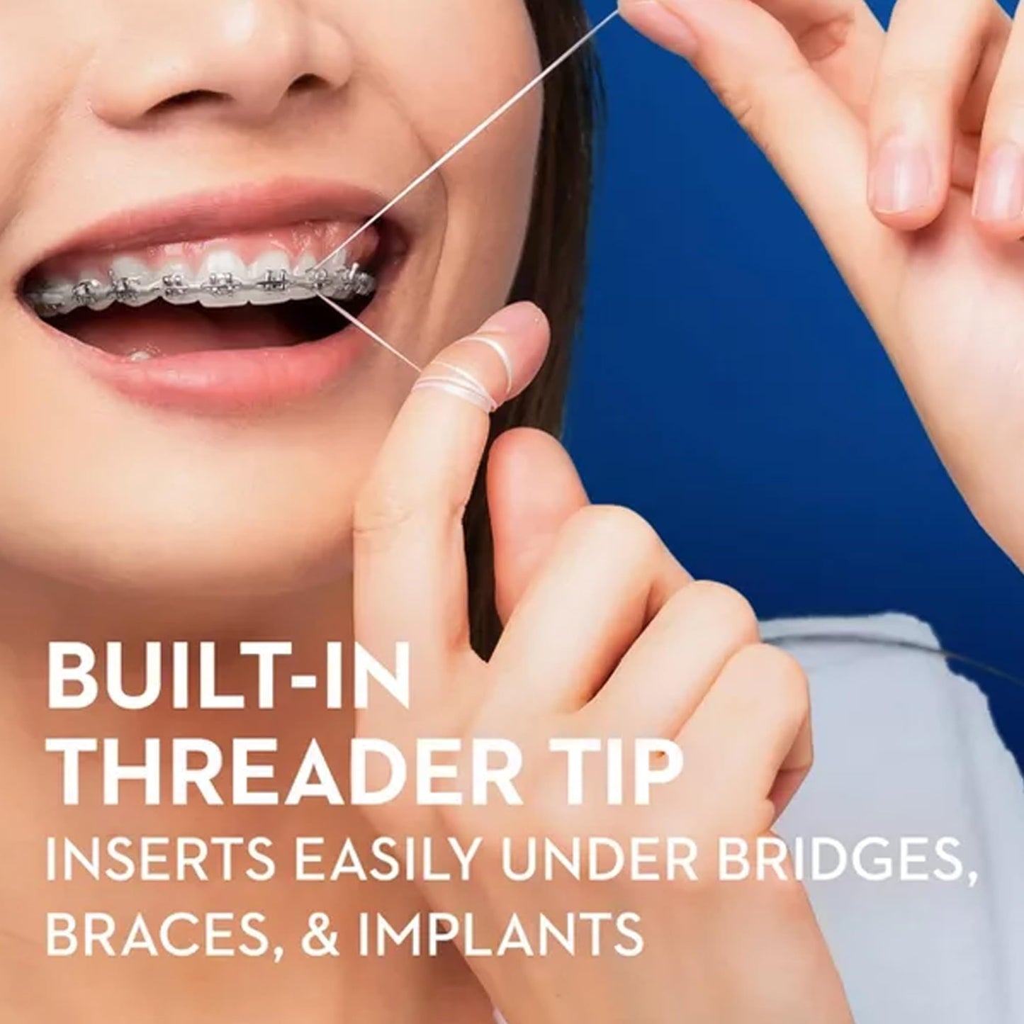 Oral-B Threader Floss 30 Count – 6 Envelopes of 5 Threaders (Pack of 5)