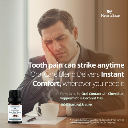 Oral Care Blend: Clove Bud & Peppermint in Coconut Oil for Teeth & Gums