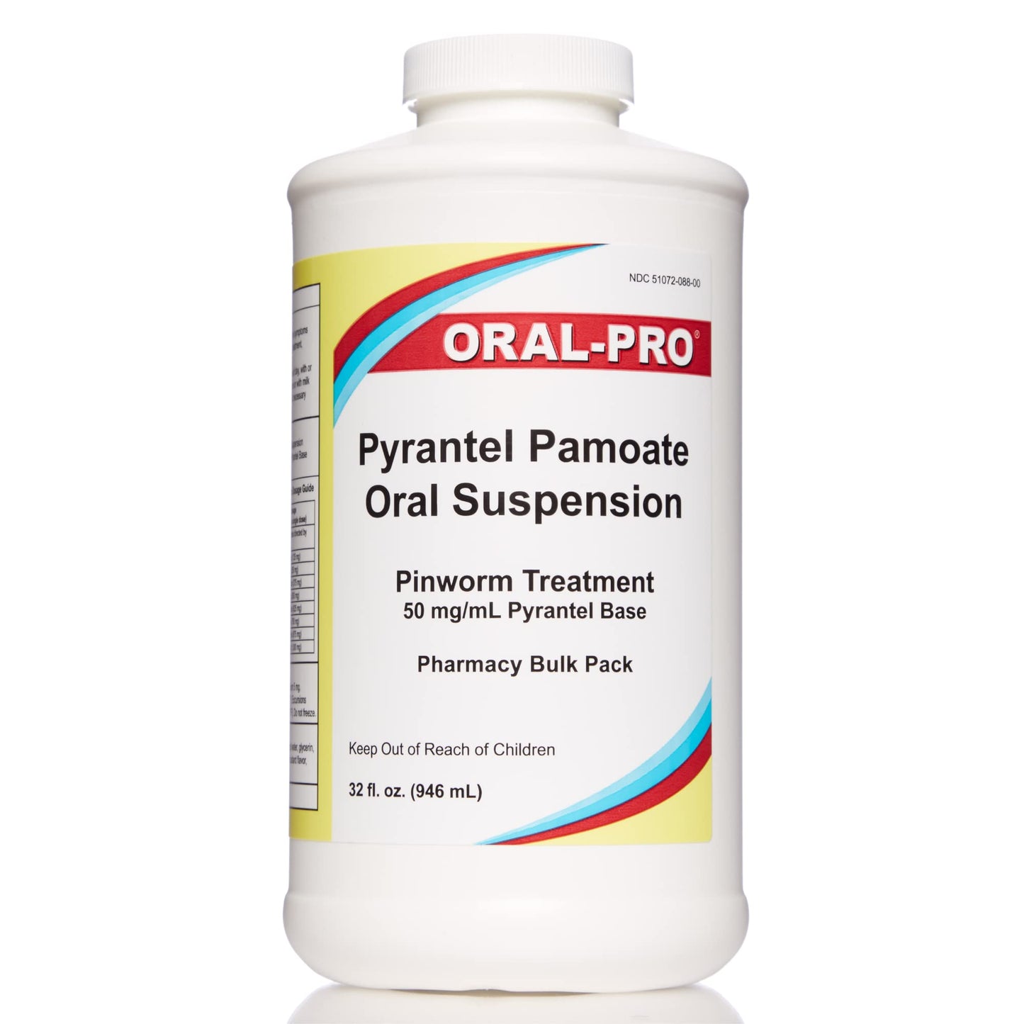 Oral-Pro Pyrantel Pamoate Oral Suspension 50mg/mL – Pinworm Treatment for Adults & Children (32 oz)