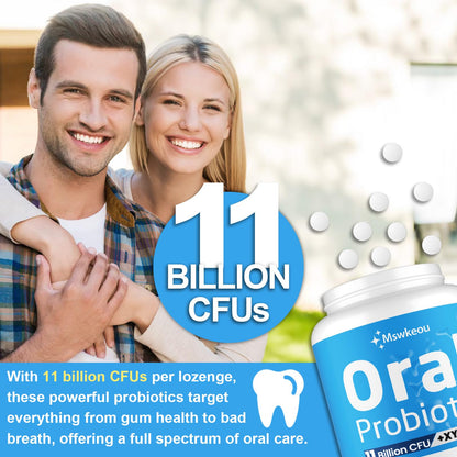 Oral Probiotics for Mouth Bad Breath 11B CFU – 2 Pack