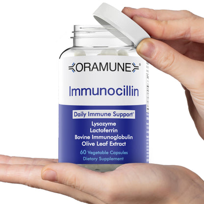 Oramune Support Supplement with Transfer Factor & Pure Colostrum – 60 Capsules