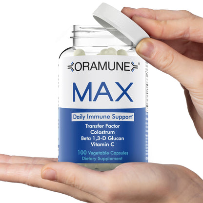 Oramune Max Immune Support — Transfer Factor & Colostrum, 100 Caps