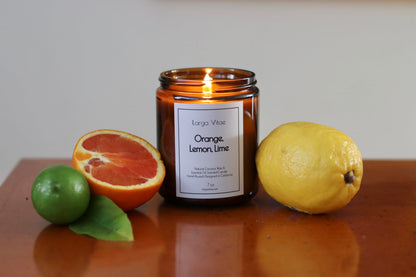 All-Natural Orange, Lemon & Lime Aromatherapy Candle | Vegan, Non-Toxic