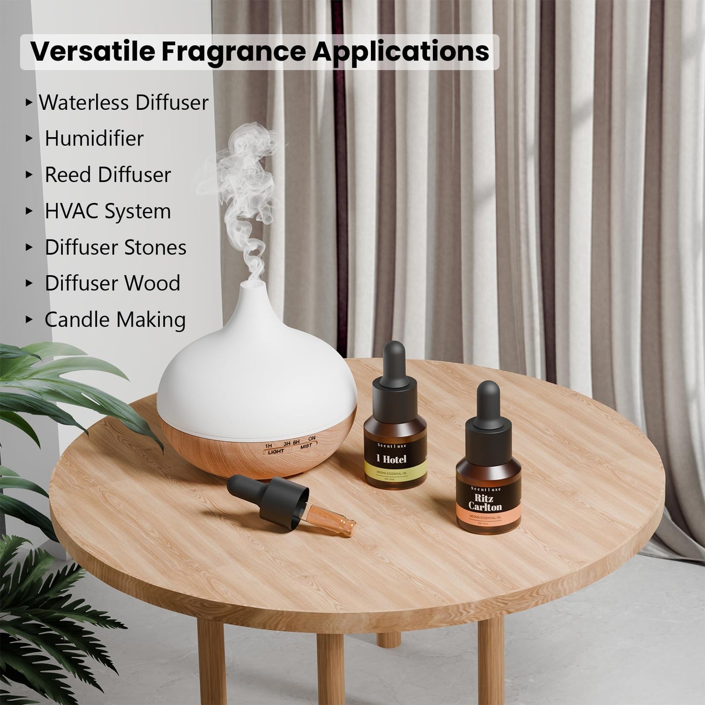 Waterless Essential Oil for Diffuser – Ritz-Carlton Inspired Orange & Musk (15ml)