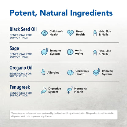 North American Herb & Spice OregaBiotic - 60 Capsules | Immune System & Digestive Support | Non-GMO