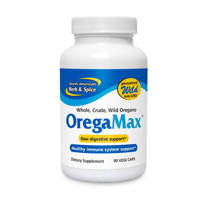 North American Herb & Spice OregaMax 90 Vegi Caps - Pack of 3 | Oreganol P73 Oregano Oil + Garlic & Onion | Non-GMO