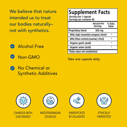 Oregamax 90 Vegi-Caps | North American Herb & Spice
