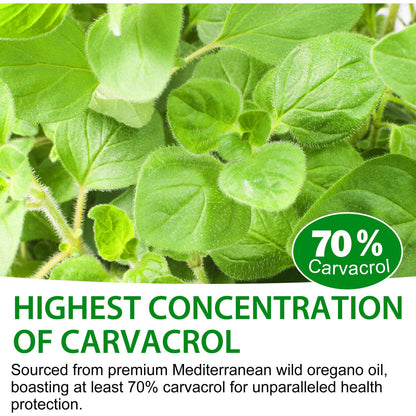 2 Pack Organic Oregano Oil Drops – Immune & Digestive Support, Non-GMO, Gluten Free, 4 fl oz