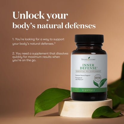 Young Living Inner Defense 30 Softgels – Immune Support with Oregano, Thyme, Lemongrass & Thieves