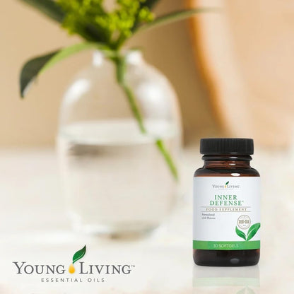 Young Living - Inner Defense 30 Softgels | Premium Essential Oil Daily Immune Support Supplement | Seasonal Wellness Aid | Immunity Boosting Liquid Capsules