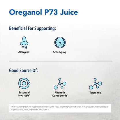 NORTH AMERICAN HERB & SPICE Oreganol P73 Juice 12 fl oz x5 | Wild Oregano Oil for Heart, Digestive & Immune Health | Non-GMO