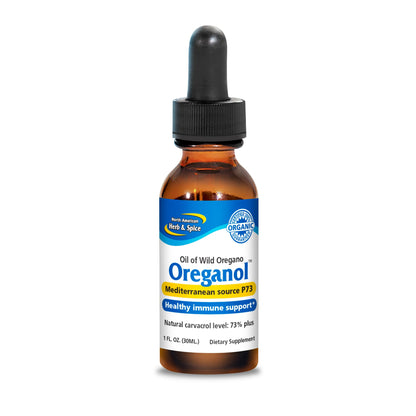 Oreganol P73 1 oz Pack of 3 - Wild Organic Oregano Oil, Non-GMO